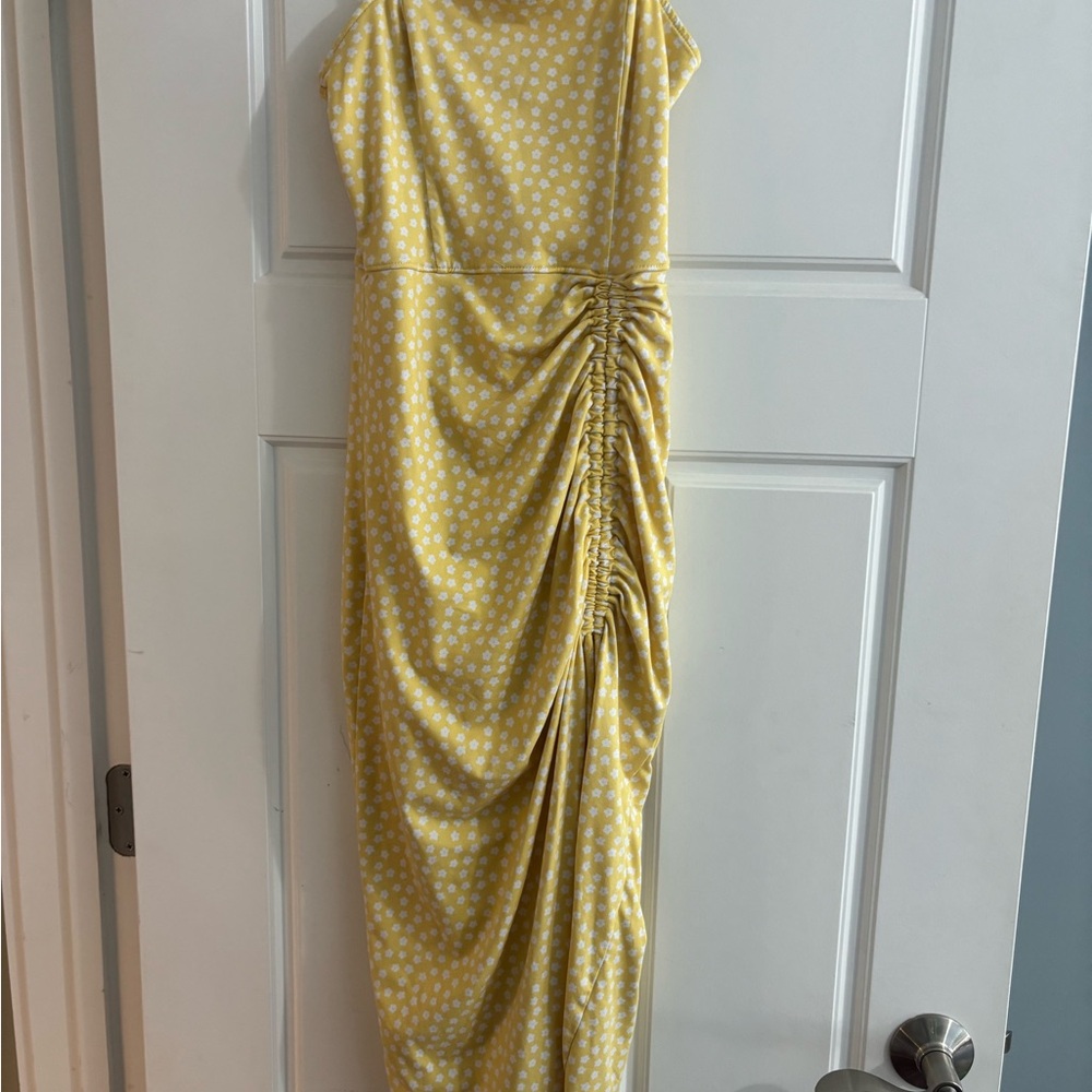 Hollister Yellow Floral Dress